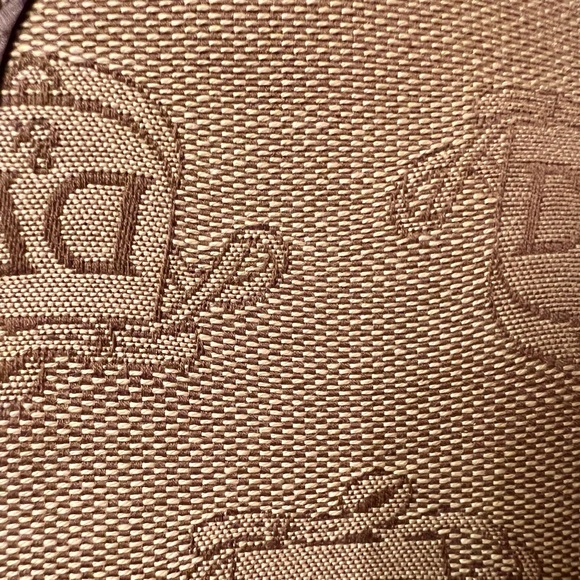 Dooney & Bourke Tan and Brown Key Holder and sunglass pouch - Picture 2 of 5